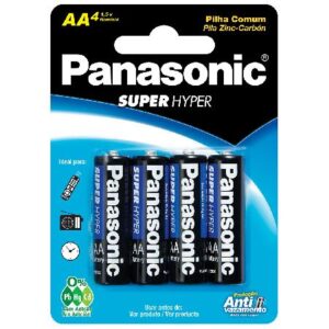 PILHA COMUM AA BLISTER COM 4 UM-3SHS