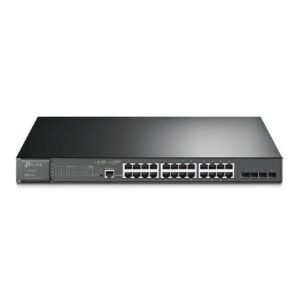 SWITCH GERENCIAVEL GIGABIT L2+ DE 28 PORTAS COM 24 PORTAS POE+ JETSTREAM TL-SG3428MP SMB