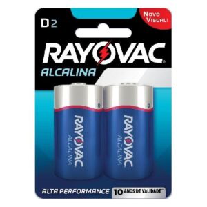 PILHA ALCALINA GRANDE D2 COM 2 20220