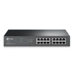 SWITCH GIGABIT EASY SMART 10/100/1000 C/ 16 PORTAS (SENDO 8 POE) TL-SG1016PE SMB