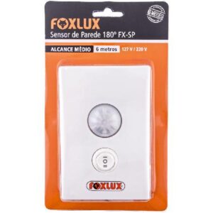 SENSOR DE PRESENÇA PARA PAREDE 180° BRANCO BIVOLT