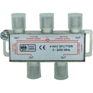 DIVISOR ALTA 5-2450MHZ 4 SAÍDAS PACOTE COM 5 UNIDADES