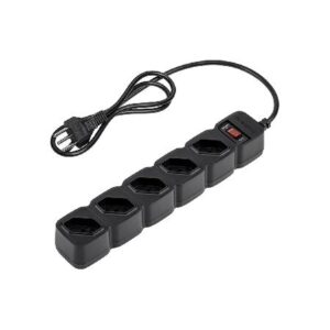 PROTETOR ELETRONICO C/ 5 TOMADAS EPE 205 + 3 METROS PRETO 4824203