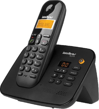 TELEFONE SEM FIO DIGITAL C/ SECRETÁRIA ELETRÔNICA TS 3130 PRETO 4123130