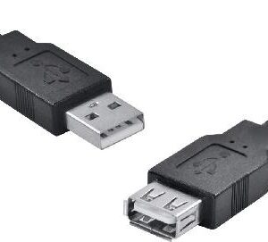 CABO USB A MACHO X USB A FÊMEA 2.0 - 1.8M EXTENSOR - UAMAF-18