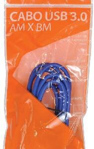 CABO USB PARA IMPRESSORA 3.0 USB A X USB B 2M - U3AMBM-2
