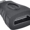 ADAPTADOR MINI HDMI MACHO X HDMI FÊMEA AHF-MH - Imagem 2