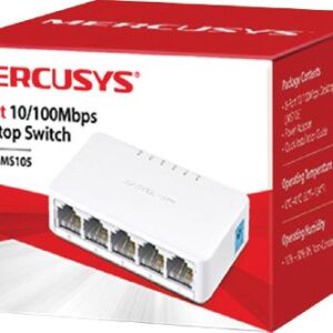SWITCH DE MESA 5 PORTAS 10/100MBPS MS105
