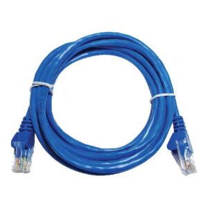 PATCH CORD CCA CFTV CAT5 26AWG 2.5 METROS AZUL CY-PC2.5M-5-BL