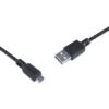 CABO PARA CELULAR MICRO USB PARA USB A 2.0 3 METROS PRETO - PMUAP-3 - Imagem 4