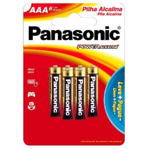 PILHA ALCALINA AAA COM 6 LR03XAB/6B192