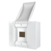 QUADRO DE DISTRIBUICAO PROTECTBOX 4 DIN SOBREPOR BRANCO 134104 - Image 2