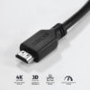 CABO HDMI 2.0 4K 28AWG PURO COBRE 5 METROS - PHM20-5 - Imagem 2