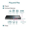 SWITCH NÃO GERENCIÁVEL C/ 16P 10/100MBPS POE+ E 2P GIGABIT TL-SL1218P SMB - Image 7
