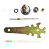 PISTOLA DE PINTURA HVLP HP827A PROFISSIONAL 2 BICOS 1.4MM, 1.7MM - HP827A - SEM COPO - Image 4