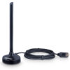 ANTENA DIGITAL HDTV CABO COM 2,5 METROS CONECTOR F MACHO VHF/UHF/FM/HDTV/4K DTV-100P - Image 2