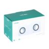 CAIXA DE SOM 2.0 USB 5V 2X 1W COM CONTROLADOR DE VOLUME BRANCA - VS-01B - Imagem 7
