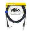 CABO DE GUITARRA ANGEL TX 0,30 MM CONECTOR P10/P10 90º 20FT 6,10 METROS TEXTIL - Image 3