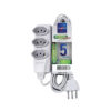 EXTENSAO NOSHOCK 90 PP 3X0,75 3 PINOS 2P+T 10A CINZA 5 METROS DN1539 - Image 2