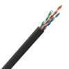 CABO LAN U/UTP CAT.5E 24AWG 4 PARES CMX USO EXTERNO CAIXA C/ 305 METROS PRETO 100% COBRE 23200174 - Image 3