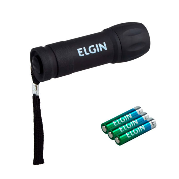 LANTERNA DE BOLSO 9 LEDS COM 3 PILHAS AAA