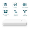 ACCESS POINT WI-FI 6 GIGABIT AX1800 MONTAVEL EM PAREDE EAP615 WALL SMB - Imagem 5