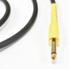 CABO DE GUITARRA SHOGUN 0,75MM CONECTOR EM OURO P10/P10 90º 15FT 4,57 METROS PRETO - Image 3