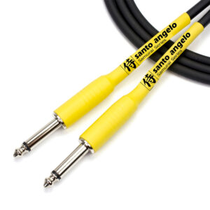 CABO DE GUITARRA SAMURAI 0,30MM CONECTOR P10/P10 10FT 3,05 METROS PRETO
