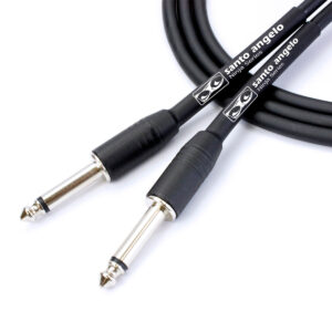 CABO DE GUITARRA NINJA CABLE 0,20 MM CONECTOR P10/10 20FT 6,10 METROS PRETO