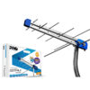 ANTENA EXTERNA HDTV DIGITAL VHF/UHF/FM/HDTV C/ MASTRO E CABO DE 12M PROHD-3610 - Imagem 2