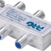 DIVISOR SATÉLITE 1 ENTRADA E 4 SAÍDAS - 5~2400 MHZ (VHF / UHV/SATÉLITE) COM PASSAGEM DC PQDV-2024B - Image 3