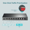 SWITCH GIGABIT PROFISSIONAL 10/100/1000 C/ 10 PORTAS (SENDO 8 POE) TL-SG1210MP SMB - Image 5