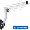 ANTENA DIGITAL EXTERNA LOG PARA TV HDTV/UHF/4K 12DBI 20 ELEMENTOS COM KIT DE INSTALAÇÃO LU-20-PLUS - Image 2