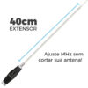 ANTENA MINI MARINOX PARA RÁDIO PX 10, 11 E 12 METROS COM PROLONGADOR 40CM B-2005P40 - Imagem 2