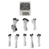 FONTE COOLER MASTER MWE GOLD V2 FM 1250W 80 PLUS GOLD ATX3.0 WHITE EDITION - MPE-C501-AFCAG-3GWO - Image 9