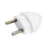 PLUGUE DESMONTAVEL 2 PINOS 20A/250V BRANCO DN1615 - Image 2