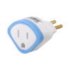 ADAPTADOR PINO CHATO 3 PINOS 2P + T 10A/250V BRANCO DN1630 - Image 3