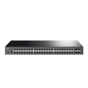 SWITCH GERENCIAVEL 48 PORTAS GIGABIT L2+ E 4 SLOTS 10GE SFP+ JETSTREAM TL-SG3452X SMB