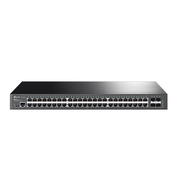 SWITCH GERENCIAVEL 48 PORTAS GIGABIT L2+ E 4 SLOTS 10GE SFP+ JETSTREAM TL-SG3452X SMB