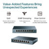 SWITCH 8 PORTAS GIGABIT DE MESA 10/100/1000 MBPS TL-SG108 SMB - Imagem 4