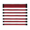 KIT DE CABO DE EXTENSÃO SLEEVED PSU 30 CM COM CAPA DE PVC COOLER MASTER - VERMELHO E PRETO - CMA-NEST16RDBK1-GL - Image 2