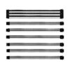KIT DE CABO DE EXTENSÃO SLEEVED PSU 30 CM COM CAPA DE PVC COOLER MASTER - BRANCO E PRETO - CMA-NEST16WTBK1-GL - Image 2