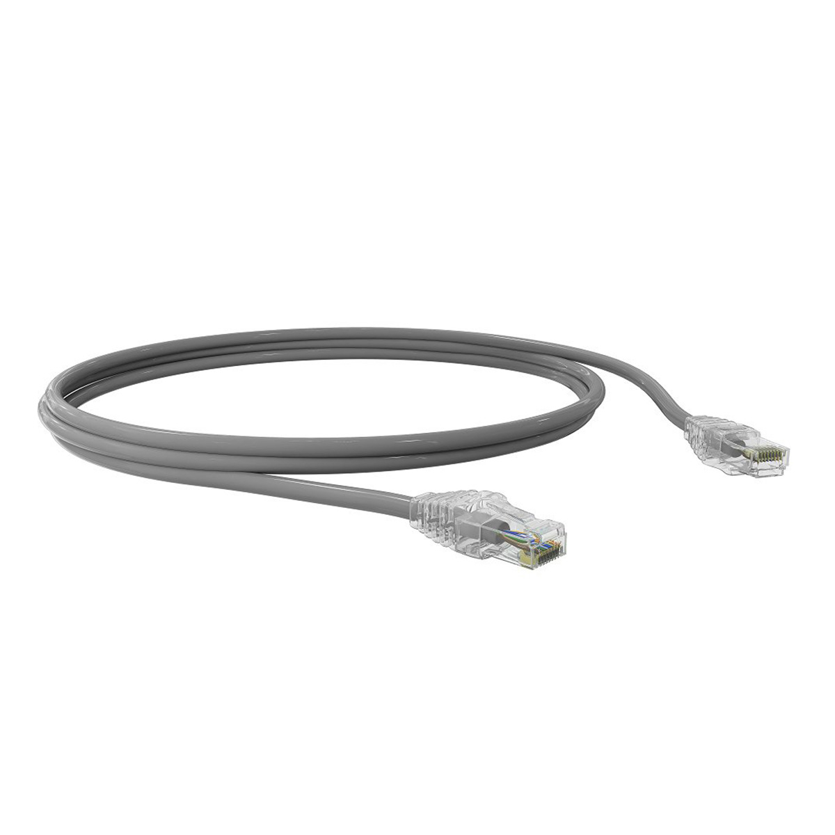 PATCH CORD U/UTP CAT.5E CMX T568A/B 0.5 METRO CINZA 35104009 - Imagem 2