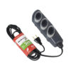 EXTENSAO NOSHOCK 45 PP 2X0,75 2P 10A GRAFITE 3 METROS DN1717 - Image 3