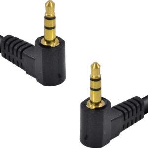 CABO DE ÁUDIO P2 X P2 - 2 CONECTORES DE 90 GRAUS 1,5 MTS (PACOTE C/ 10) - 35SA90-15