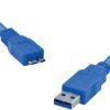 CABO PARA HD EXTERNO USB 3.0 A MACHO X MICRO USB B MACHO 1.2 METROS U3AMBMC-12 - Image 2