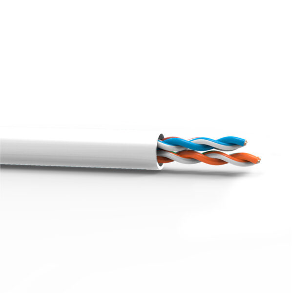 CABO LAN U/UTP CAT.5E 24AWG 2 PARES CMX  500 METROS BRANCO 23200181