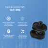FONE DE OUVIDO TWS BLUETOOTH C/ MICROFONE - TAT1209BK - Image 7