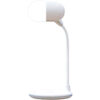 LUMINÁRIA DE MESA LED LUMI PLAY 3 EM 1 CARREGADOR DE CELULAR POR INDUÇÃO E CAIXA DE SOM BRANCA - 48LUMIPLAYB0 - Image 2