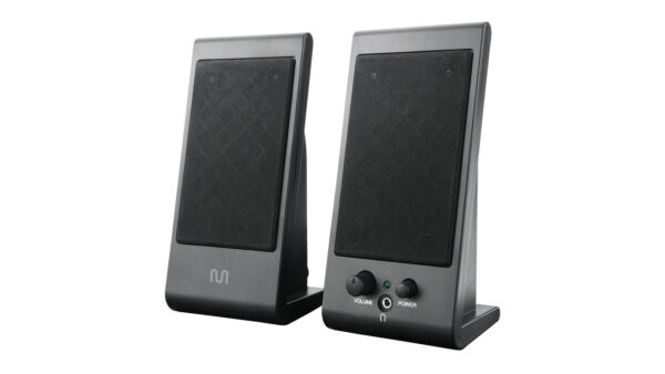 CAIXAS DE SOM 2.0 3W RMS ALIMENTAÇÃO USB CONEXÃO P2 CONTROLE VOLUME - SP009